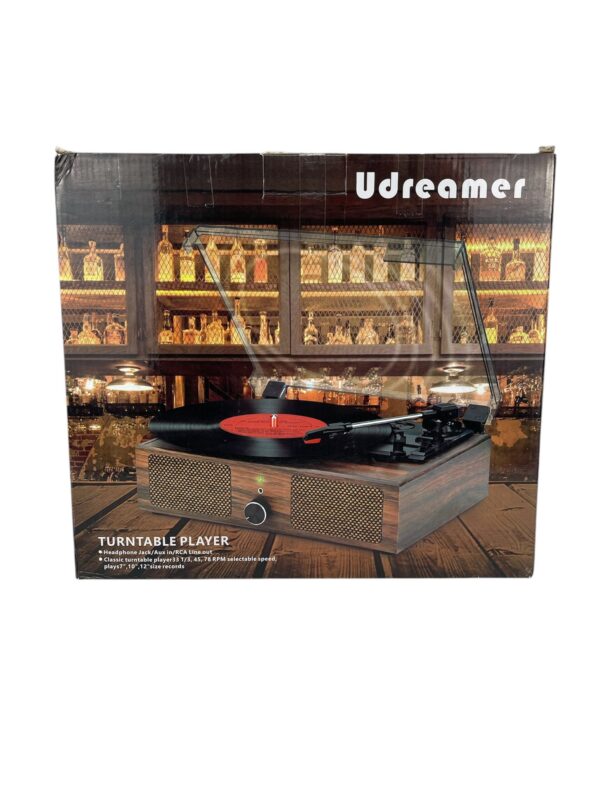 tocadiscos udreamer con altavoces