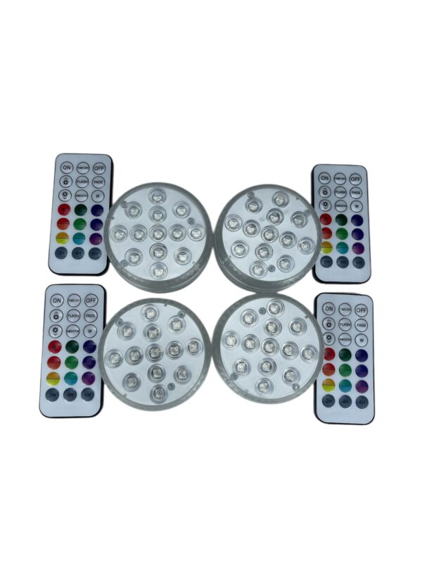 4 Luces LED sumergibles